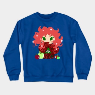 Apple Kokeshi Doll Crewneck Sweatshirt